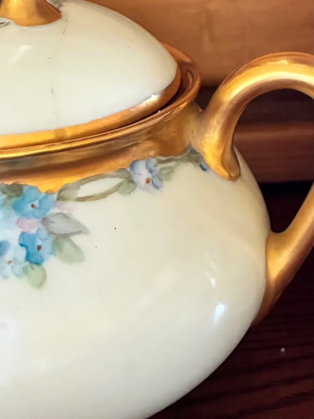 Haviland France creamer/sugar bowl